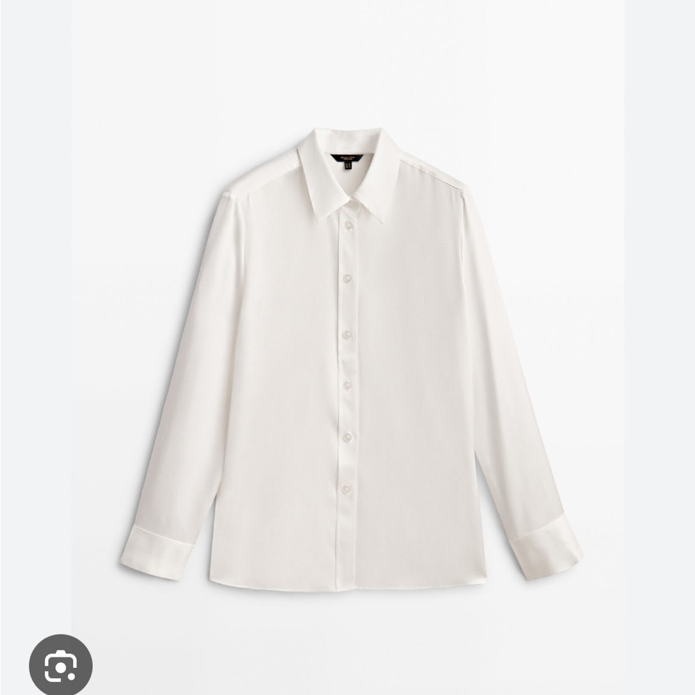 Satin shirt with side cut out details